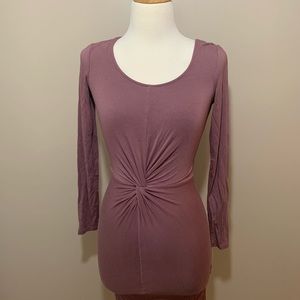 Lavender Ruched Dress
